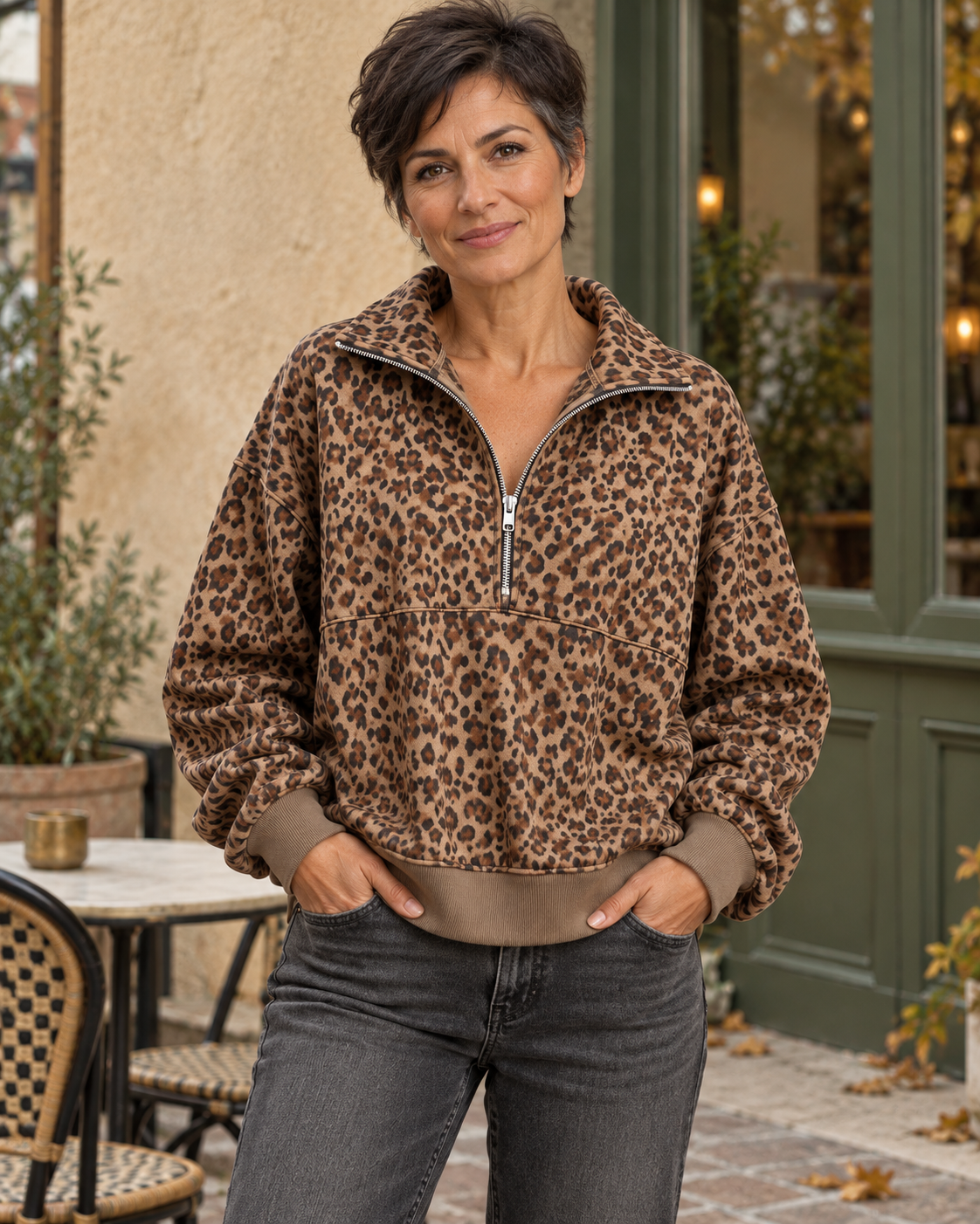 The Léonie Zip Knit